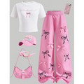 Sweet And Playful Two-Piece Set for Girls