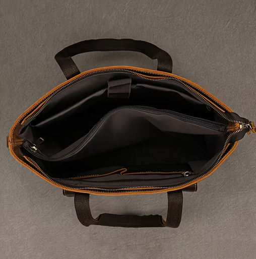 Women's Crazy Horse Leather Clutch Bag