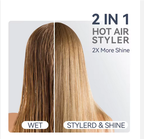 Dual purpose hair straighter