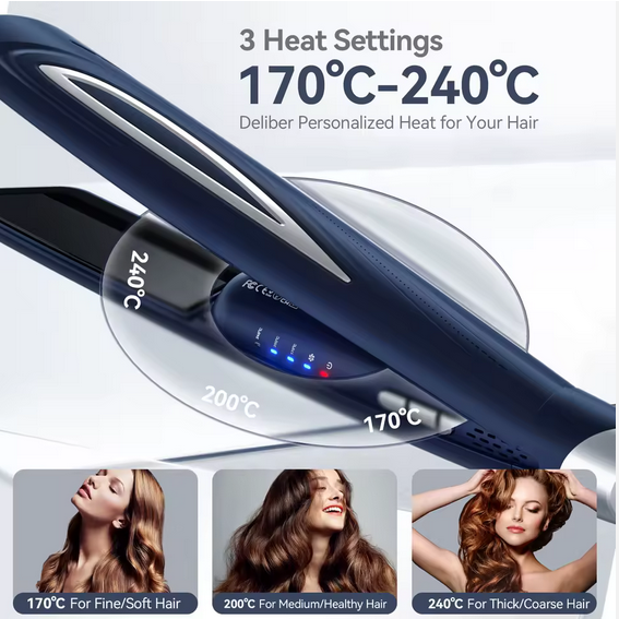 Dual purpose hair straighter