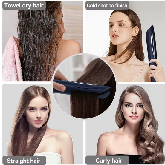 Dual purpose hair straighter