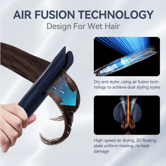 Dual purpose hair straighter