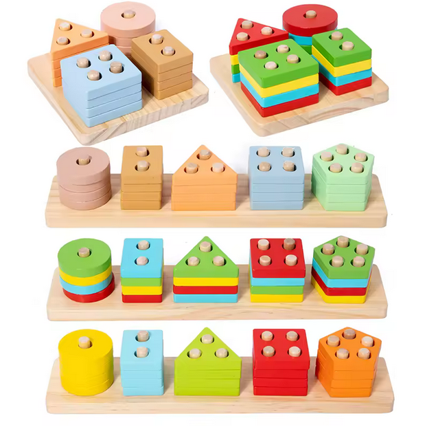 Eco Friendly Wooden Building Blocks - TA0004