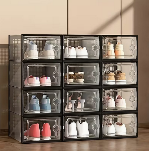 Foldable Stackable Shoe Rack