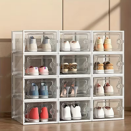 Foldable Stackable Shoe Rack