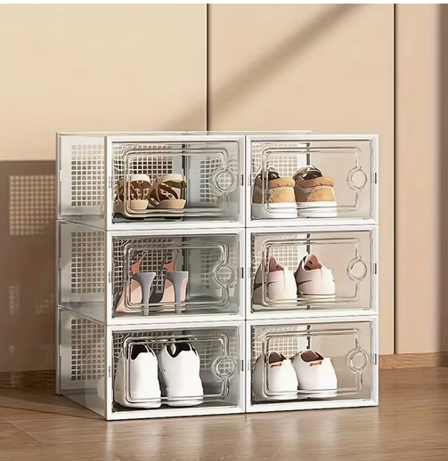 Foldable Stackable Shoe Rack