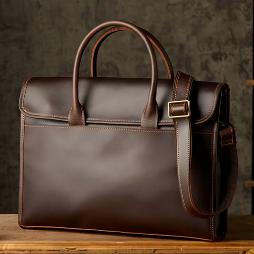 Men's Genuine Leather Briefcase