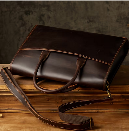 Men's Genuine Leather Briefcase