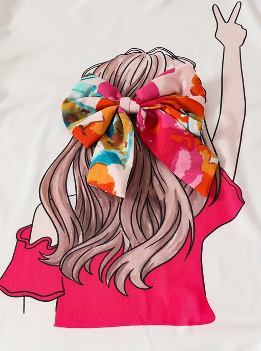 Girl's 2 Pcs Floral Fashion Set