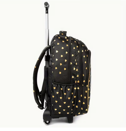 Heart Shaped 3 Piece Troller Bag