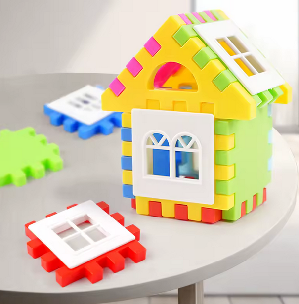 Kindergaten Farm Building Block Wooden -  TA0003