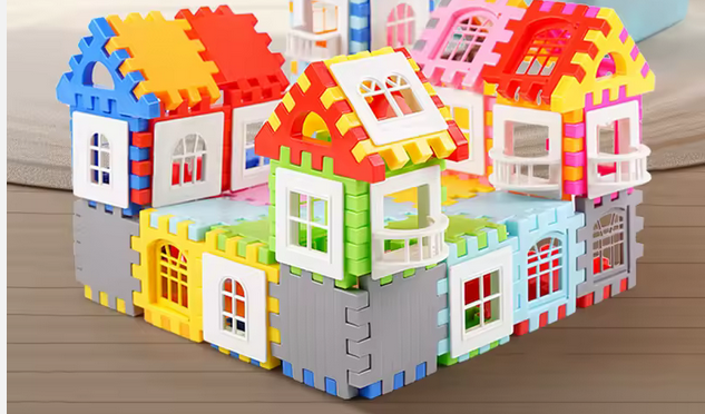 Kindergaten Farm Building Block Wooden -  TA0003