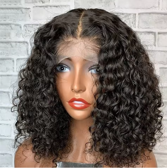 Kinky Curly Brazilian Bob Wig - BP0002