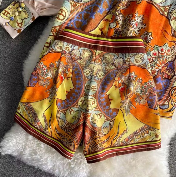 Korean Style Long Sleeve Spring and Summer Retro Single Breasted Tops - W0003