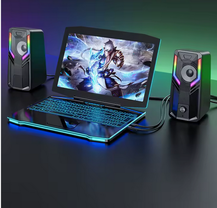 LED Light Wired Computer Speaker - EA0002