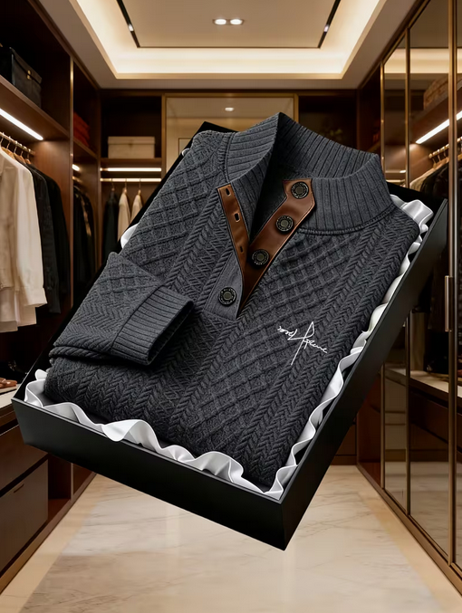 Long Sleeve Henley Shirt