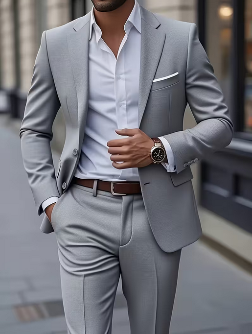 Men's Two-Piece Casual Suit