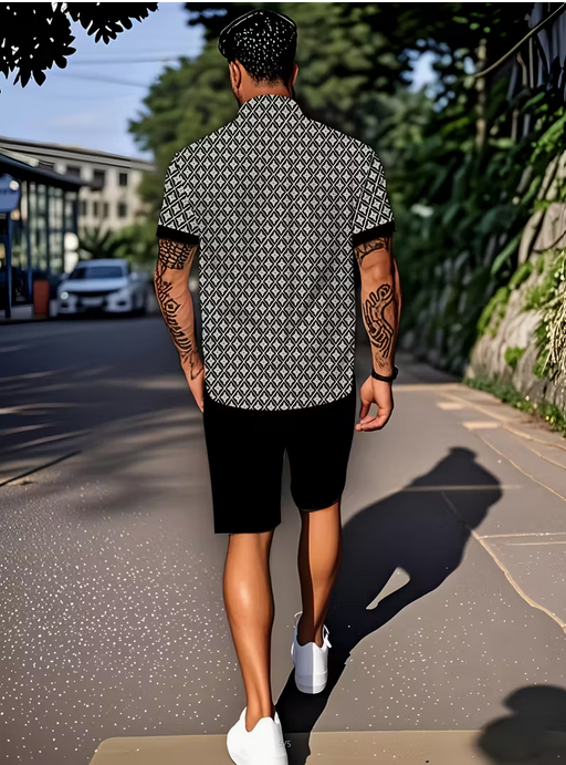 Men's Casual T-Shirt and Shorts