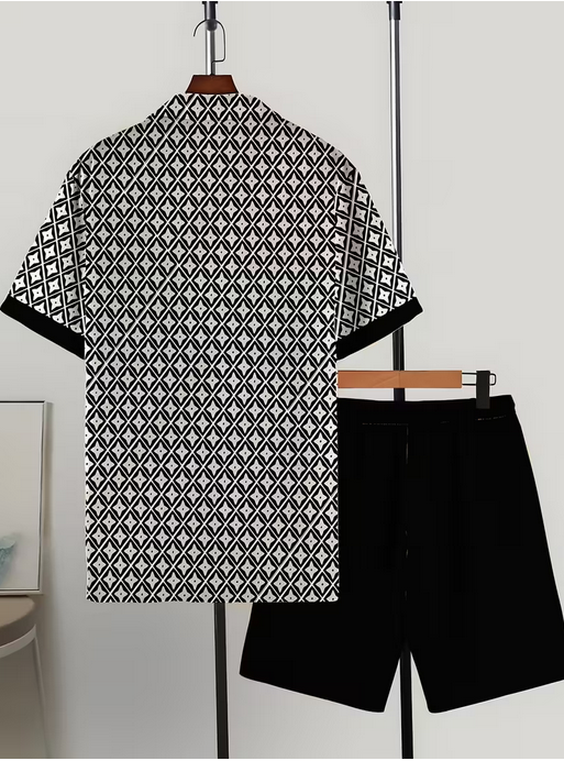 Men's Casual T-Shirt and Shorts