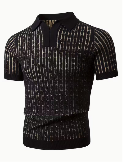 Men's Short Sleeve Knit Shirt,