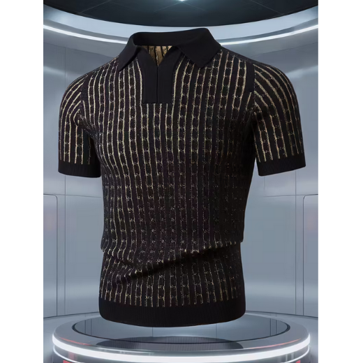 Men's Short Sleeve Knit Shirt,