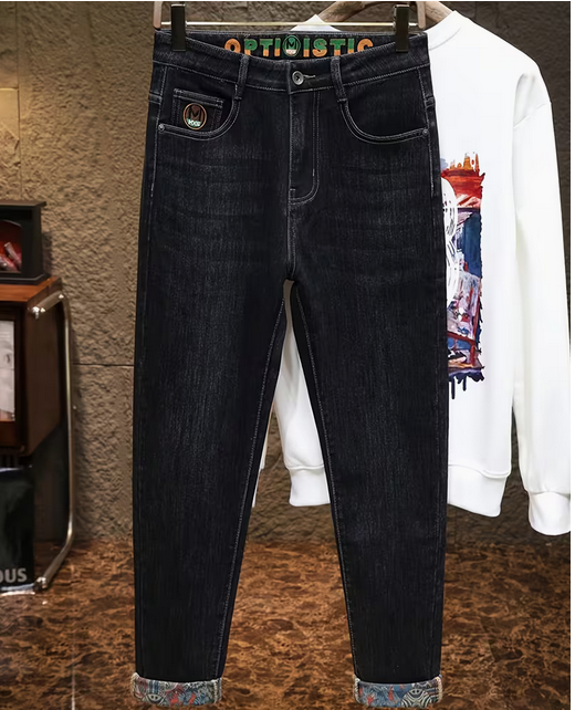 Men's Slim-Fit Straight-Leg Stretch Pants