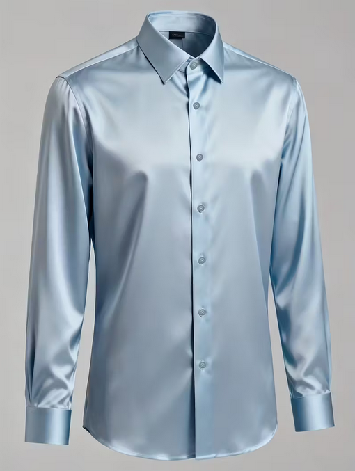 Men's Slim Fit Long Sleeve Dress Shirt