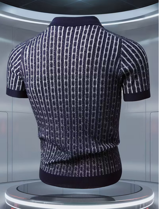 Men's Short Sleeve Knit Shirt,