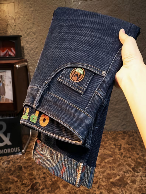 Men's Slim-Fit Straight-Leg Stretch Pants