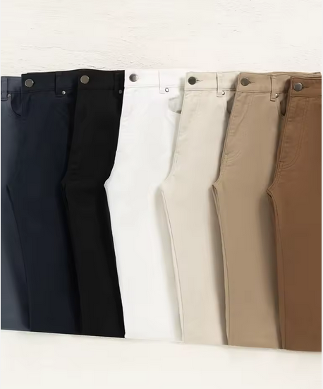 Men's Slim Fit Cotton Spandex Chinos - M0005