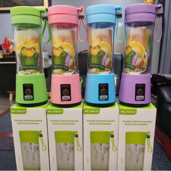 Portable Mini USB 6 Blade Stainless Steel Automatic Sustainable Electric Juicer Cup - EA0004