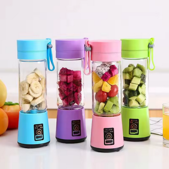 Portable Mini USB 6 Blade Stainless Steel Automatic Sustainable Electric Juicer Cup - EA0004