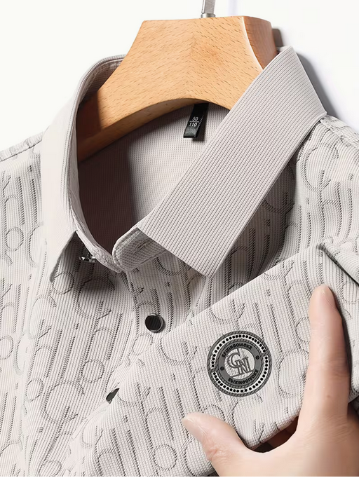 Silk Fiber Fabric Short Sleeve T-Shirt