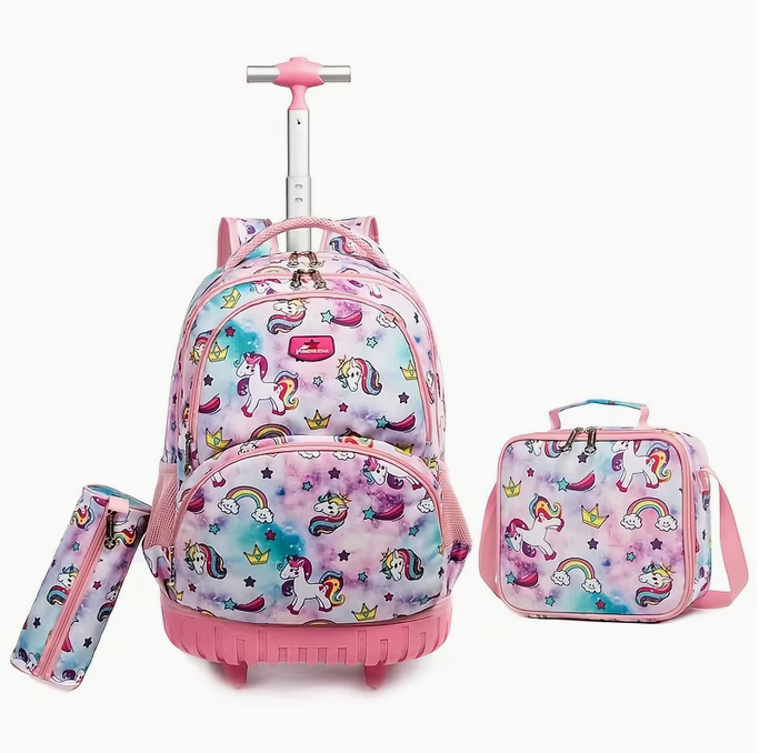 Three-Piece Trolley Luggage Set