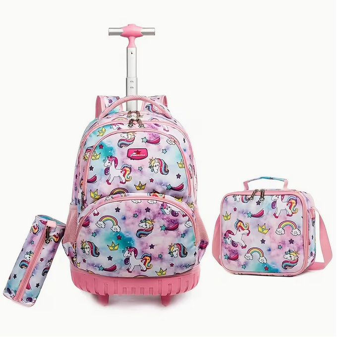 Three-Piece Trolley Luggage Set