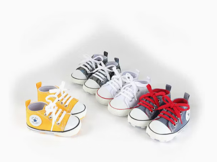 Toddler unisex casual breathable canvas sneakers