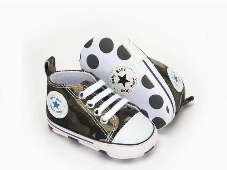 Toddler unisex casual breathable canvas sneakers