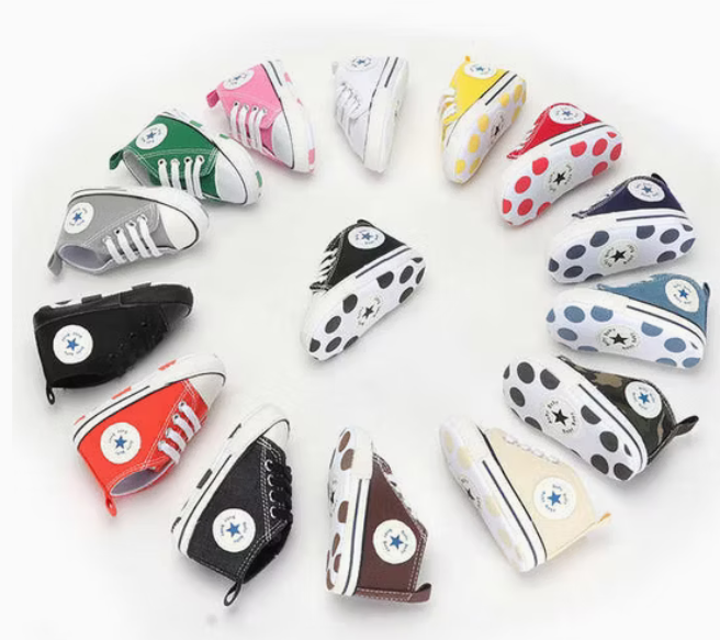 Toddler unisex casual breathable canvas sneakers