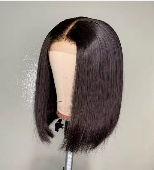 Vietnamese Silky Straight Human Hair Wig Black - BP0001
