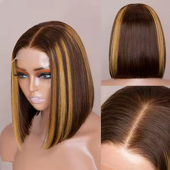 Vietnamese Silky Straight Human Hair Wig Black - BP0001