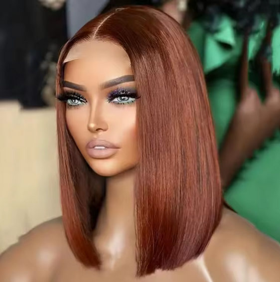 Vietnamese Silky Straight Human Hair Wig Black - BP0001