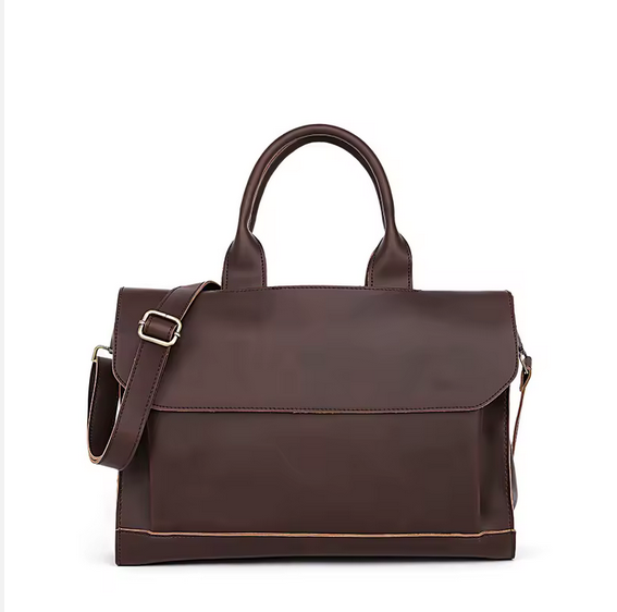 Vintage Style Business Leather Handbag