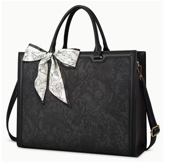 Women's Faux Leather Laptop Bag