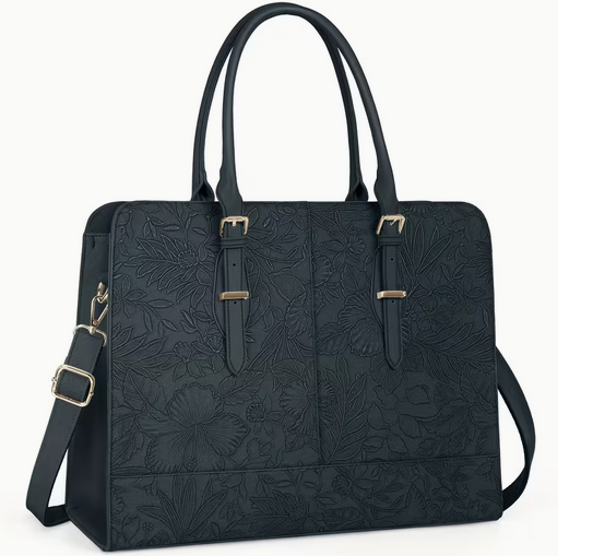Women's Faux Leather Laptop Bag