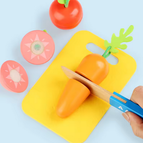 Montessori Wooden Cutting Fruits Toy Set - TA0001